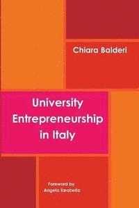 bokomslag University Entrepreneurship in Italy