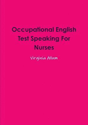 Virginia Allum - Occupational English Test Speaking for Nurses, Häftad