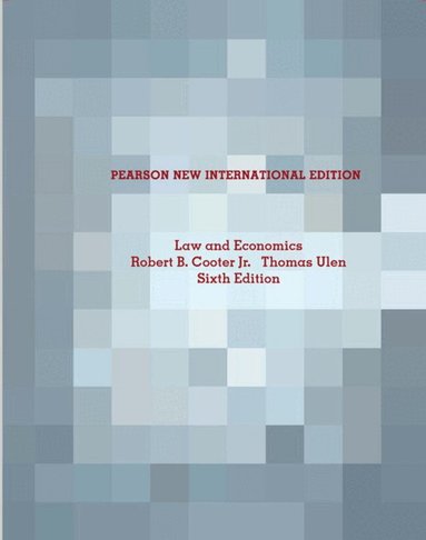 Robert Cooter Jr., Thomas Ulen - Law and Economics, Häftad