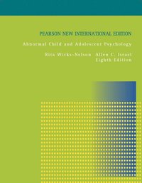 bokomslag Abnormal Child and Adolescent Psychology: Pearson New International Edition