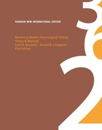 bokomslag Mastering Modern Psychological Testing: Theory & Methods
