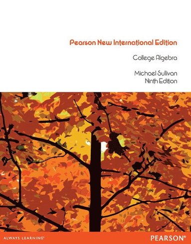 Michael Sullivan - College Algebra, Häftad
