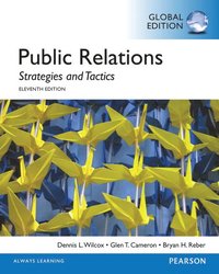 bokomslag Public Relations: Strategies and Tactics, Global Edition