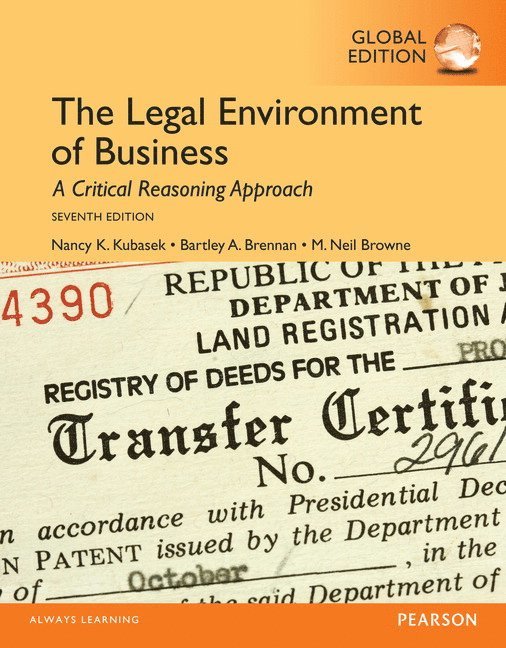 Legal Environment of Business, The, Global Edition 1