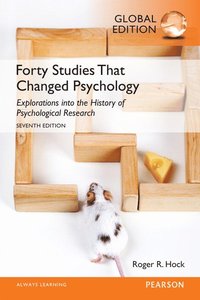 bokomslag Forty Studies that Changed Psychology, Global Edition