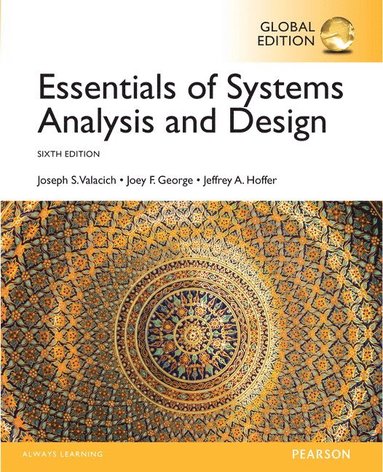 bokomslag Essentials of Systems Analysis and Design, Global Edition