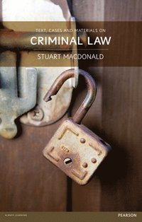 bokomslag Text Cases and Materials on Criminal Law MyLawChamber Pack