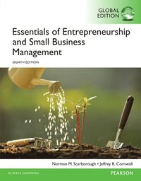 bokomslag Essentials of entrepreneurship and small business management, global editio