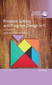 bokomslag Problem Solving and Program Design in C, Global Edition