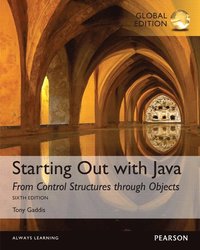 bokomslag Starting Out with Java: From Control Structures through Objects, Global Edition