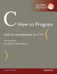 bokomslag C How to Program, Global Edition