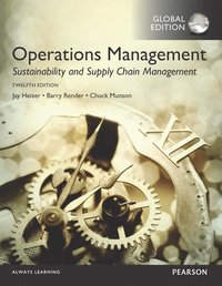 bokomslag Operations Management: Sustainability and Supply Chain Management, Global Edition