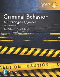 bokomslag Criminal Behavior: A Psychological Approach, Global Edition