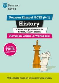bokomslag Pearson REVISE Edexcel GCSE (9-1) History Crime and Punishment Revision Guide and Workbook: For 2024 and 2025 assessments and exams - incl. free online edition (Revise Edexcel GCSE History 16)