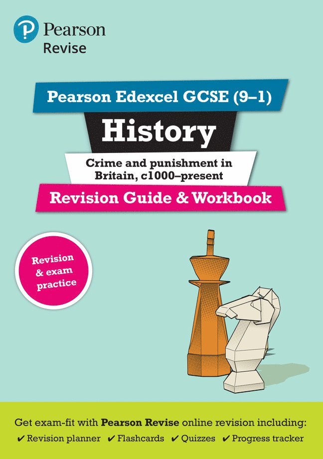 Pearson REVISE Edexcel GCSE History Crime and Punishment Revision Guide and Workbook incl. online revision and quizzes - for 2025 and 2026 exams 1