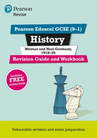 bokomslag Pearson REVISE Edexcel GCSE (9-1) History Weimar and Nazi Germany, 1918-39 Revision Guide and Workbook: For 2024 and 2025 assessments and exams - incl. free online edition (Revise Edexcel GCSE History