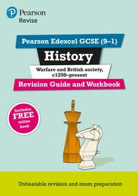 bokomslag Pearson REVISE Edexcel GCSE (9-1) History Warfare and British Society Revision Guide and Workbook: For 2024 and 2025 assessments and exams - incl. free online edition (Revise Edexcel GCSE History 16)
