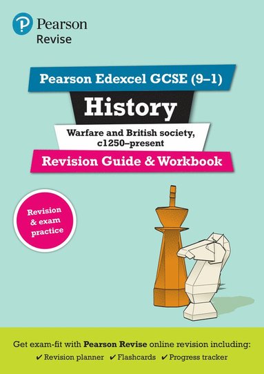 bokomslag Pearson REVISE Edexcel GCSE History Warfare and British Society Revision Guide and Workbook incl. online revision and quizzes - for 2025 and 2026 exams