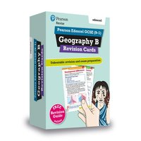 bokomslag Pearson REVISE Edexcel GCSE Geography B Revision Cards (with free online Revision Guide): For 2024 and 2025 assessments and exams (Revise Edexcel GCSE Geography 16)