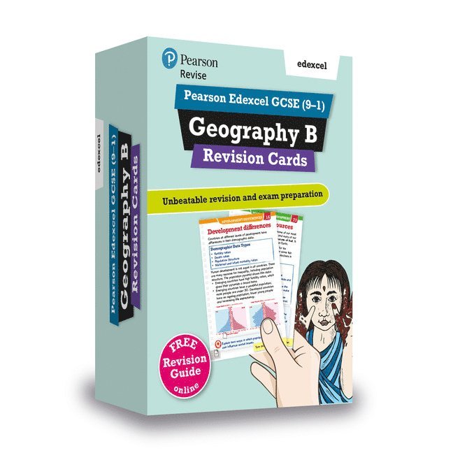 Pearson REVISE Edexcel GCSE Geography B: Revision Cards Incl. online revision - for 2025 and 2026 exams 1