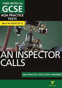 bokomslag An Inspector Calls AQA Practice Tests with answers York Notes - for 2025, 2026 exams