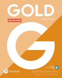 bokomslag Gold B1+ Pre-First New Edition Exam Maximiser with Key