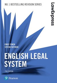 bokomslag Law Express: English Legal System, 7th edition
