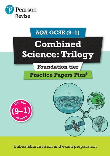 bokomslag Pearson REVISE AQA GCSE Combined Science Foundation Practice Papers Plus - for 2025, 2026 exams