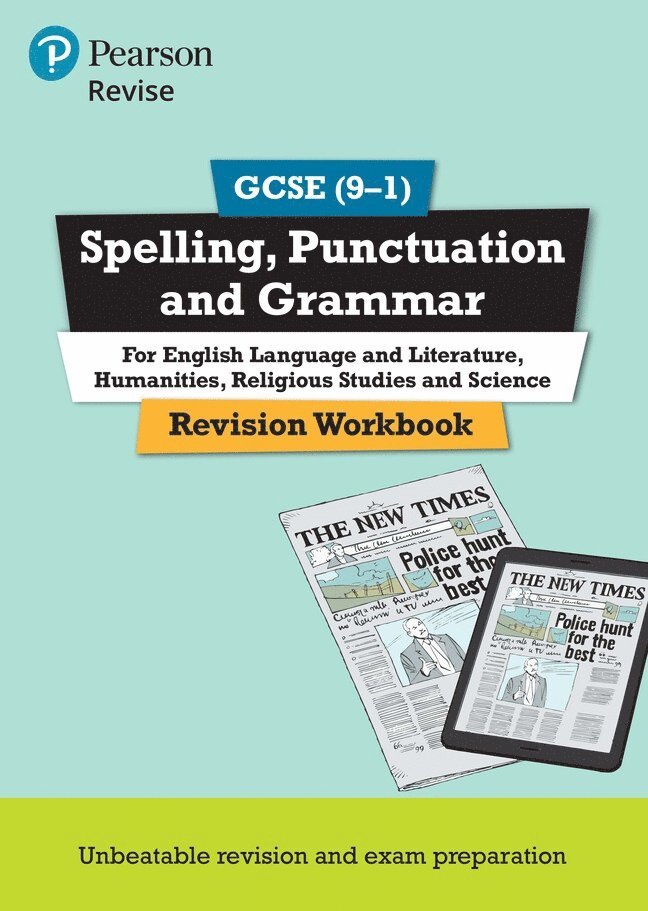 Pearson REVISE GCSE Spelling, Punctuation and Grammar- for 2025, 2026 exams : Course companion 1