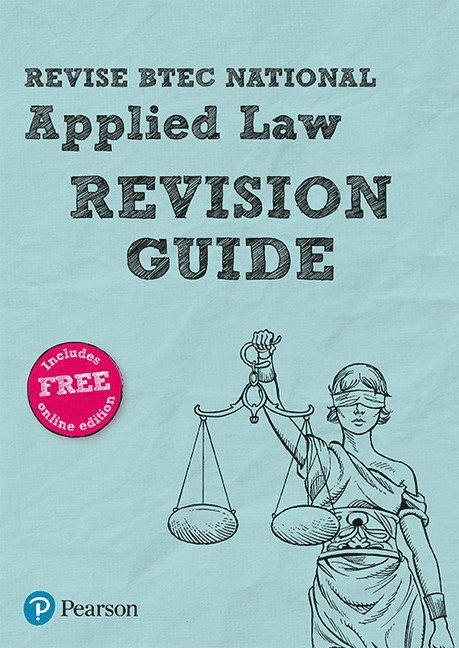 Pearson REVISE BTEC National Applied Law Revision Guide inc online edition - 2023 and 2024 exams and assessments 1