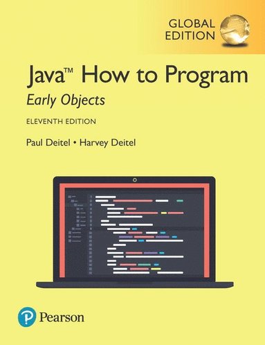 bokomslag Java How to Program, Early Objects, Global Edition