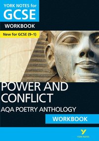 bokomslag AQA Poetry Anthology - Power and Conflict: York Notes for GCSE Workbook everything you need to catch up, study and prepare for and 2023 and 2024 exams and assessments