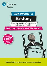 bokomslag Pearson REVISE AQA GCSE (9-1) History America, 1920-1973: Opportunity and inequality Revision Guide and Workbook: For 2024 and 2025 assessments and exams - incl. free online edition (REVISE AQA GCSE H
