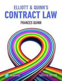 bokomslag Elliott & Quinn's Contract Law