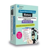 bokomslag Pearson REVISE Edexcel GCSE History Crime and Punishment in Britain: Revision Cards incl. online revision and quizzes - for 2025, 2026 exams