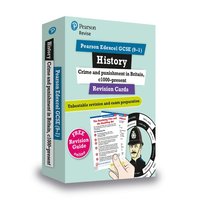 bokomslag Pearson REVISE Edexcel GCSE History Crime and Punishment in Britain Revision Cards (with free online Revision Guide and Workbook): For 2024 and 2025 exams (Revise Edexcel GCSE History 16)