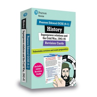 bokomslag Pearson Revise Edexcel GCSE History: Superpower Relations and the Cold War Revision Cards incl. online revision and quizzes - for 2025 and 2026 exams