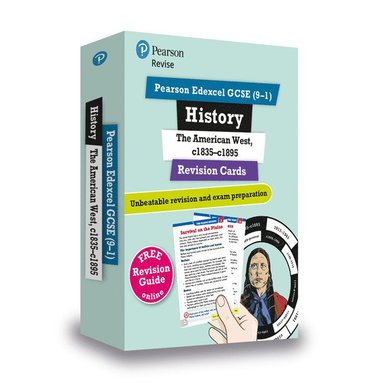 bokomslag Pearson REVISE Edexcel GCSE History American West: Revision Cards incl. online revision and quizzes - for 2025 and 2026 exams