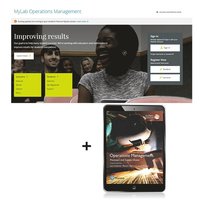 bokomslag Operations Management: Processes and Supply Chains, Global Edition -- MyLab Operations Management with Pearson eText