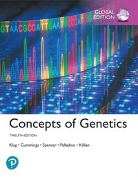 bokomslag Concepts of Genetics plus Pearson Modified MasteringGenetics with Pearson eText, Global Edition