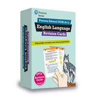 bokomslag Pearson REVISE Edexcel GCSE English Language Revision Cards (with free online Revision Guide): For 2024 and 2025 assessments and exams (REVISE Edexcel GCSE English 2015)