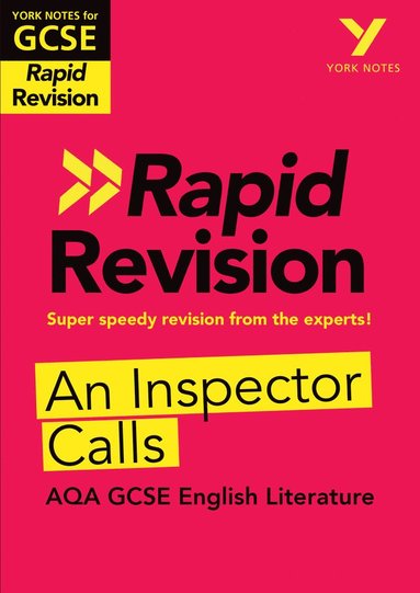 bokomslag York Notes for AQA GCSE Rapid Revision: An Inspector Calls catch up, revise and be ready for and 2023 and 2024 exams and assessments