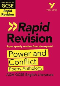 bokomslag York Notes RAPID AQA GCSE (Revision Guide) Power and Conflict Poetry Anthology - for 2026, 2027 exams