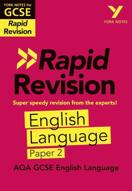 York Notes for AQA GCSE (9-1) Rapid Revision Guide: AQA English Language Paper 2 - catch up, revise and be ready for the 2025 and 2026 exams 1