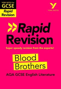bokomslag York Notes RAPID AQA GCSE (Revision Guide) Blood Brothers - for 2026, 2027 exams