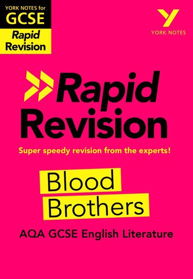 bokomslag York Notes RAPID AQA GCSE (Revision Guide) Blood Brothers - for 2026, 2027 exams
