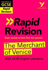 bokomslag York Notes RAPID AQA GCSE (Revision Guide) The Merchant of Venice - for 2025, 2026 exams