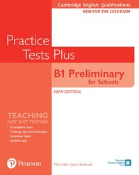 bokomslag Cambridge English Qualifications: B1 Preliminary for Schools Practice Tests Plus