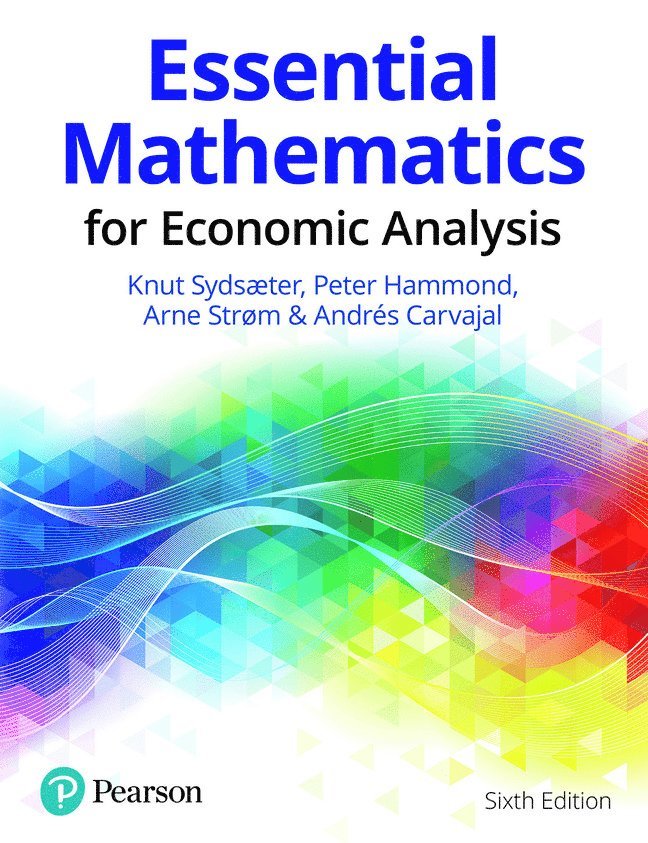 Essential Mathematics for Economic Analysis 1