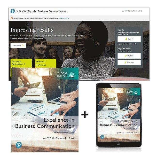 Excellence in Business Communication, Global Edition + MyLab Business Communication with Pearson eText (Package) 1